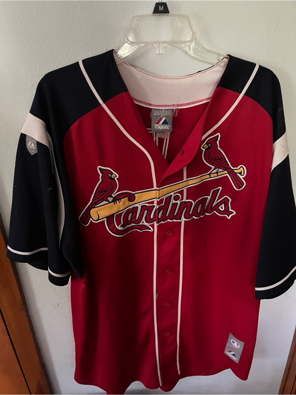 Majestic St. Louis Cardinals Kids' Red & Navy Baseball Jersey